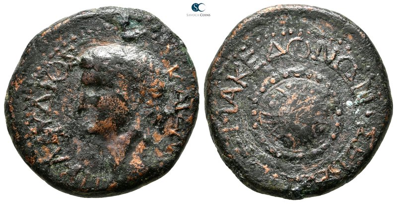 Macedon. Koinon of Macedon. Claudius AD 41-54. 
Bronze Æ

24 mm., 9,54 g.

...