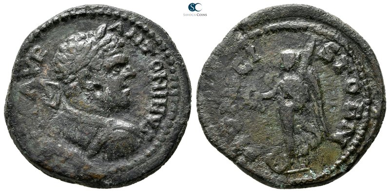 Macedon under the Romans. Stobi. Caracalla AD 198-217. 
Bronze Æ

25 mm., 6,9...