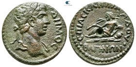 Lydia. Bageis. Pseudo-autonomous issue circa AD 193-212. ΑΣΚΛΗΠΙΑΔΗΣ (Asklepiades, magistrate). Bronze Æ