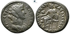 Lydia. Saitta. Pseudo-autonomous issue AD 193-222. Time of Septimius Severus to Elagabalus. Bronze Æ