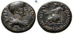 Phrygia. Sebaste. Nero AD 54-68. ΙΟΥΛΙΟΣ ΔΙΟΝΥΣΙΟΣ (Julios Dionysios, magistrate). Bronze Æ