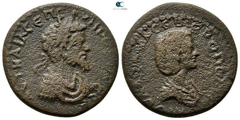 Cilicia. Hieropolis - Kastabala. Septimius Severus - Julia Domna AD 193-211. 
B...