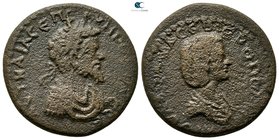 Cilicia. Hieropolis - Kastabala. Septimius Severus - Julia Domna AD 193-211. Bronze Æ