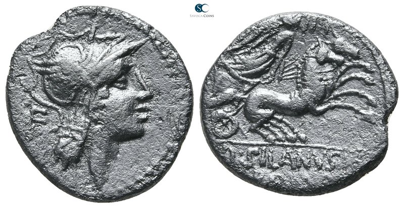 D. Silanus L. F. 91 BC. Rome
Denarius AR

19 mm., 3,34 g.



very fine