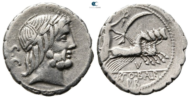 Q. Antonius Balbus 83-82 BC. Rome
Serrate Denarius AR

18 mm., 3,70 g.


...