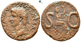 Divus Augustus Died AD 14. Struck under Tiberius. Rome. As Æ