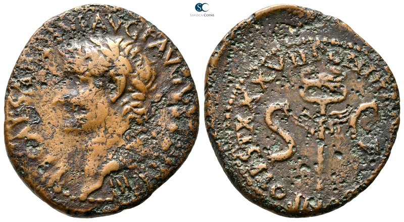 Tiberius AD 14-37. Rome
As Æ

29 mm., 8,66 g.



nearly very fine