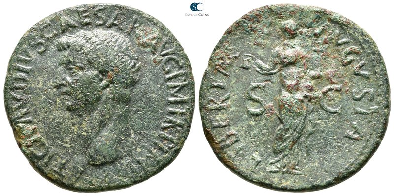 Claudius AD 41-54. Rome
As Æ

29 mm., 10,71 g.



very fine