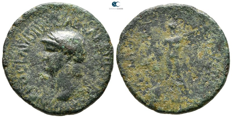 Nero AD 54-68. Rome
As Æ

29 mm., 11,69 g.



fine