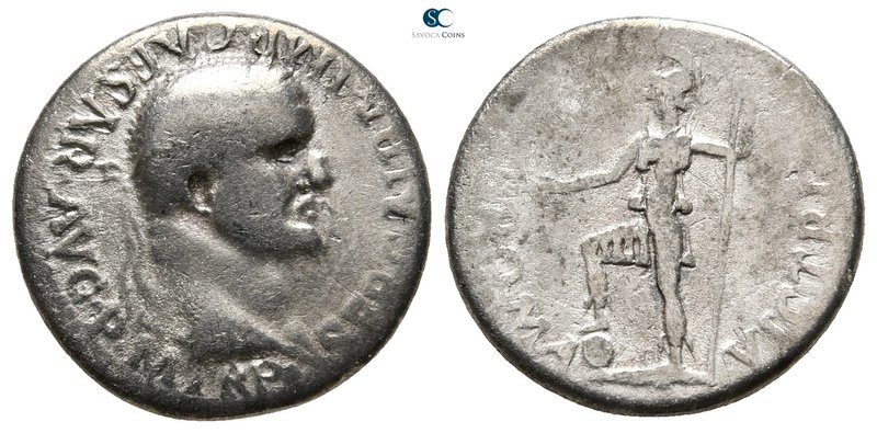 Vespasian AD 69-79. Rome
Denarius AR

17 mm., 3,32 g.



nearly very fine