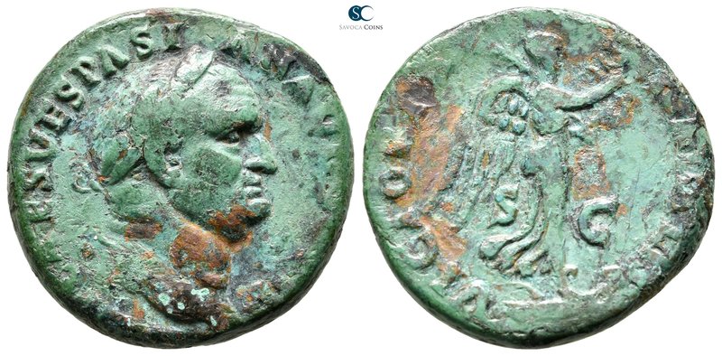 Vespasian AD 69-79. Rome
As Æ

25 mm., 10,51 g.



very fine