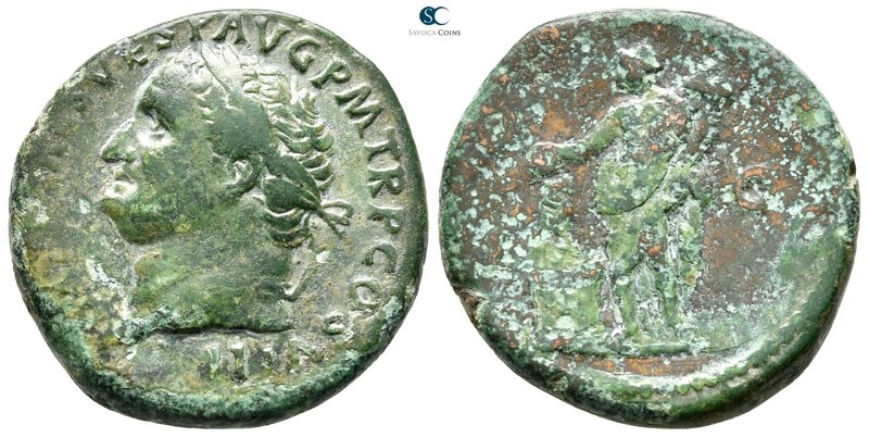 Vespasian AD 69-79. Rome
As Æ

25 mm., 10,12 g.



very fine