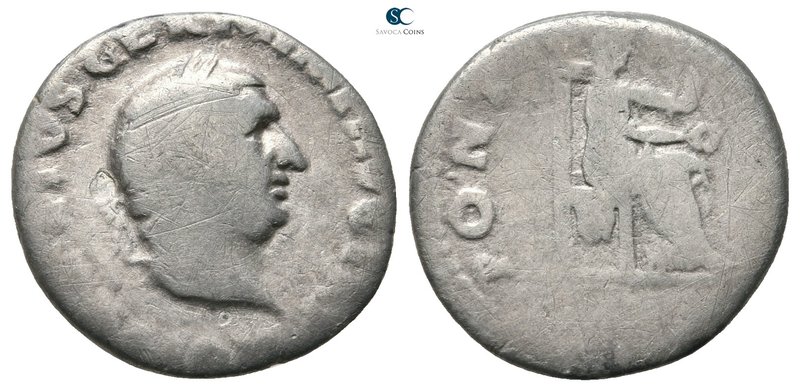 Vitellius AD 69. Rome
Denarius AR

17 mm., 2,57 g.



fine