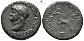 Nero AD 54-68. Rome. Sestertius Æ