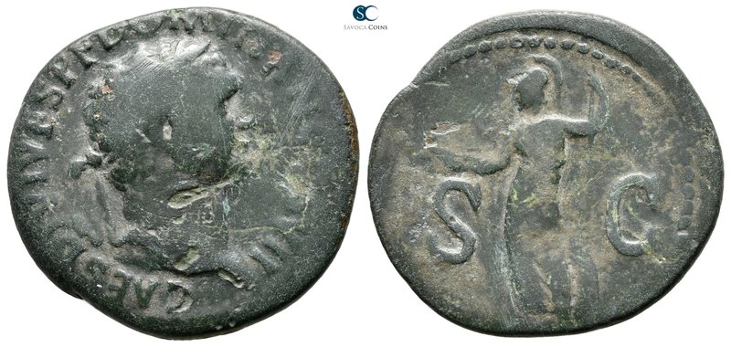 Titus AD 79-81. Rome
As Æ

27 mm., 7,44 g.



nearly very fine
