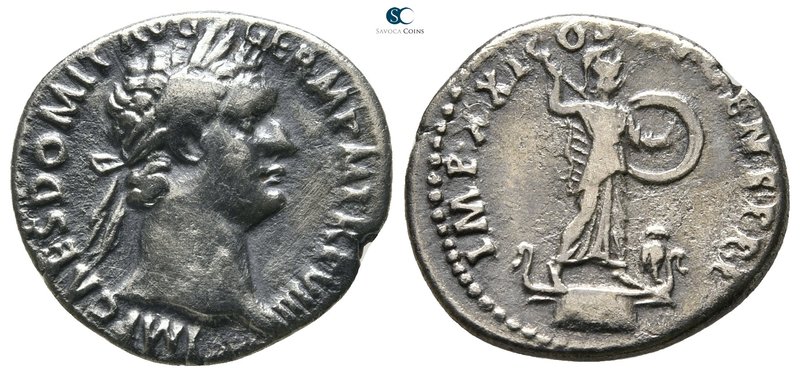Domitian AD 81-96. Rome
Denarius AR

19 mm., 2,62 g.



very fine