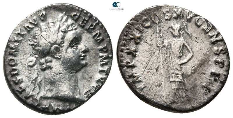 Domitian AD 81-96. Rome
Denarius AR

19 mm., 2,86 g.



very fine