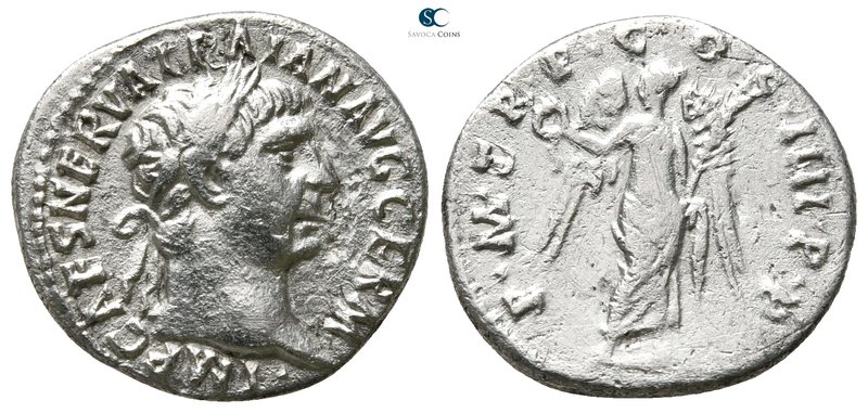 Nerva AD 96-98. Rome
Denarius AR

18 mm., 3,10 g.



nearly very fine