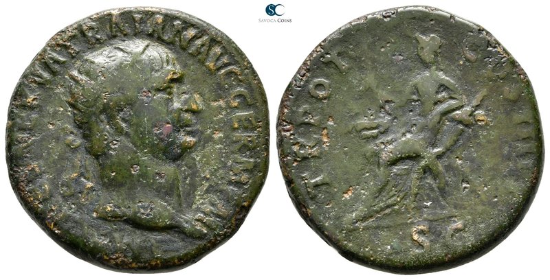 Trajan AD 98-117. Rome
Dupondius Æ

27 mm., 12,94 g.



nearly very fine