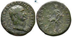Trajan AD 98-117. Rome. Dupondius Æ