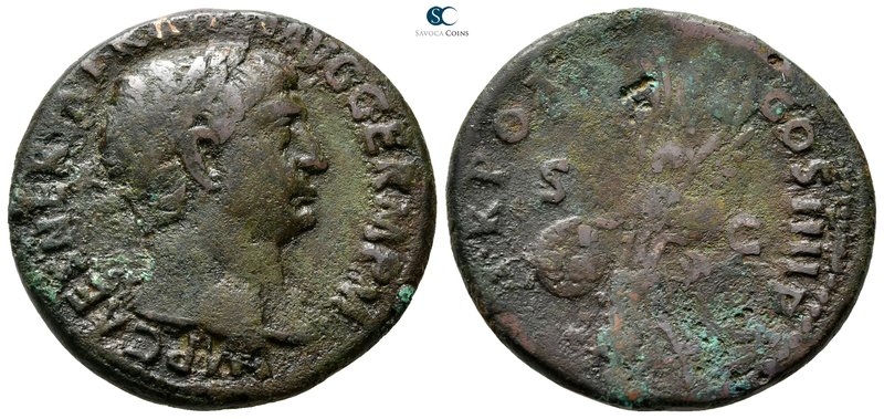 Trajan AD 98-117. Rome
As Æ

28 mm., 9,99 g.



nearly very fine
