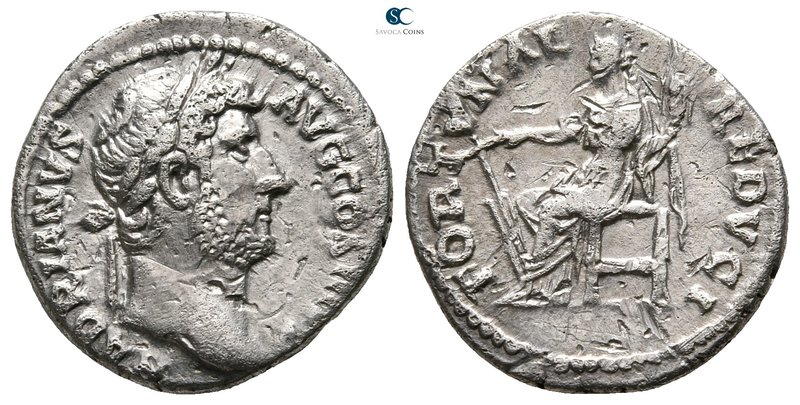 Hadrian AD 117-138. Rome
Denarius AR

18 mm., 3,09 g.



very fine