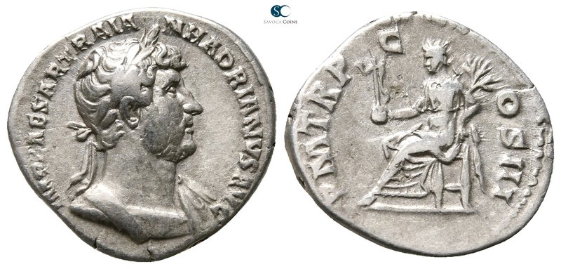 Hadrian AD 117-138. Rome
Denarius AR

19 mm., 3,27 g.



very fine