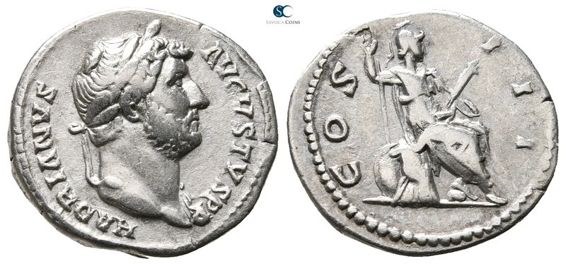 Hadrian AD 117-138. Rome
Denarius AR

17 mm., 3,33 g.



very fine
