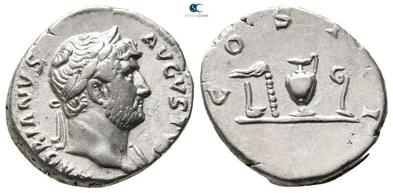 Hadrian AD 117-138. Rome
Denarius AR

18 mm., 3,33 g.



very fine