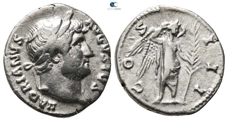 Hadrian AD 117-138. Rome
Denarius AR

17 mm., 3,05 g.



very fine
