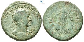 Hadrian AD 117-138. Rome. Dupondius Æ