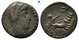 Divus Constantine I AD 337. Antioch. Half-Follis Æ