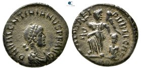 Valentinian II AD 375-392. Constantinople. Reduced Follis Æ