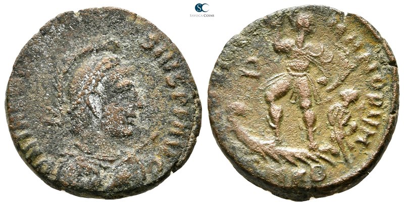 Theodosius I AD 379-395. Cyzicus
Follis Æ

22 mm., 5,04 g.



nearly very...