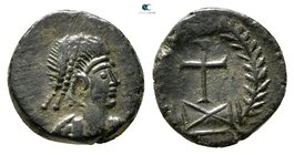 Theodosius II AD 402-450. Uncertain mint. Follis Æ