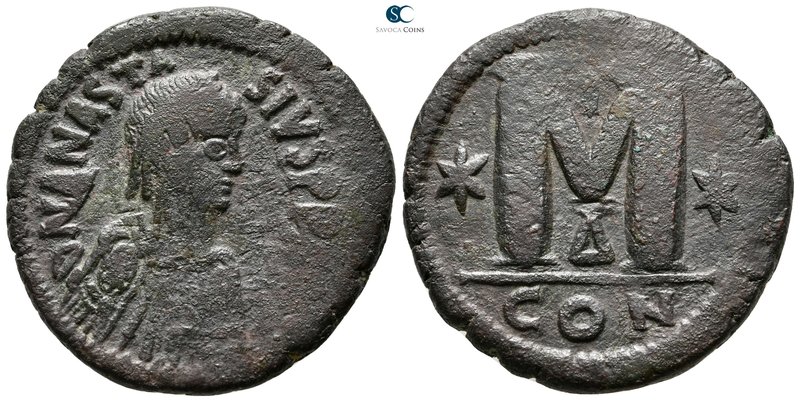 Anastasius I AD 491-518. Constantinople
Follis Æ

31 mm., 16,99 g.



nea...