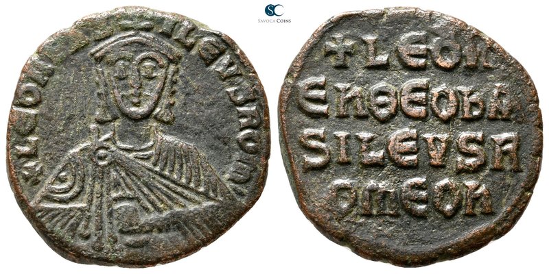 Leo VI the Wise. AD 886-912. Constantinople
Follis Æ

25 mm., 6,73 g.



...