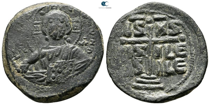 Romanus III Argyrus AD 1028-1034. Constantinople
Anonymous follis Æ

30 mm., ...