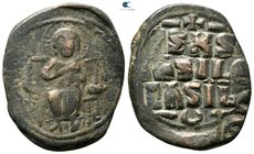Constantine IX Monomachus AD 1042-1055. Constantinople. Anonymous follis Æ