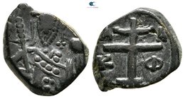 Alexius I Comnenus AD 1081-1118. Uncertain mint in Greece. Tetarteron Æ