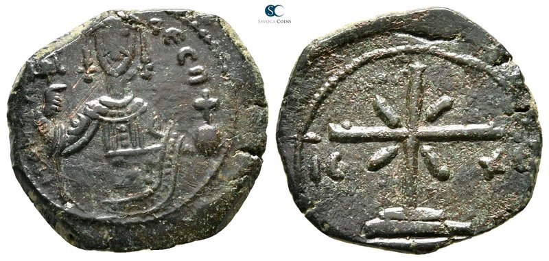 Manuel I Comnenus AD 1143-1180. Thessalonica
Tetarteron Æ

20 mm., 3,65 g.
...