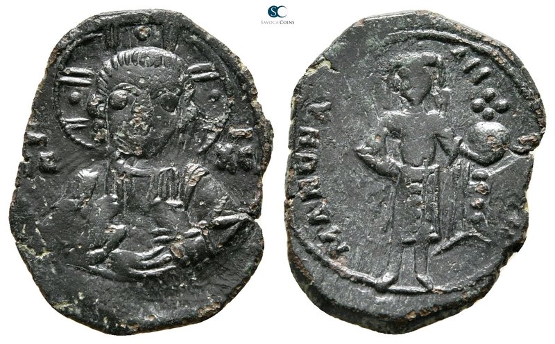 Manuel I Comnenus AD 1143-1180. Thessalonica
Half Tetarteron Æ

20 mm., 1,69 ...