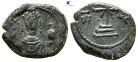 Manuel I Comnenus AD 1143-1180. Uncertain mint. Half Tetarteron Æ