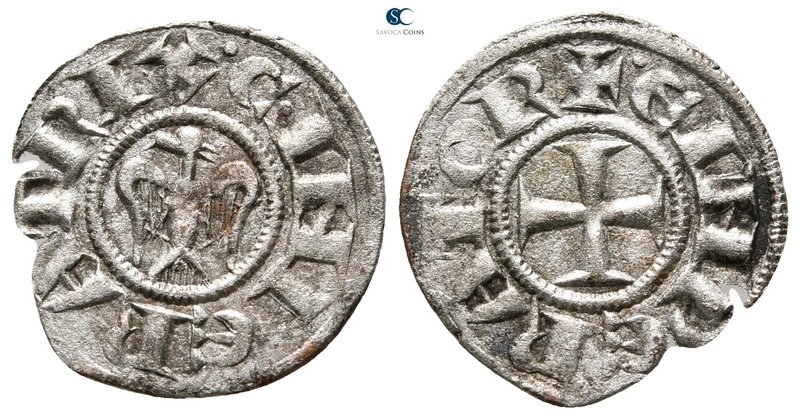 Enrico VI and Costanza AD 1194-1196. Messina or Brindisi
Mezzo Denaro BI

17 ...