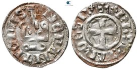 Philipp I of Tarent AD 1294-1332. Lepanto. Denier AR
