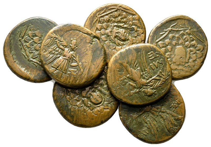 Lot of ca.7 Greek bronze Coins / SOLD AS SEEN, NO RETURN!

very fine