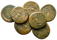 Lot of ca.7 Greek bronze Coins / SOLD AS SEEN, NO RETURN!very fine