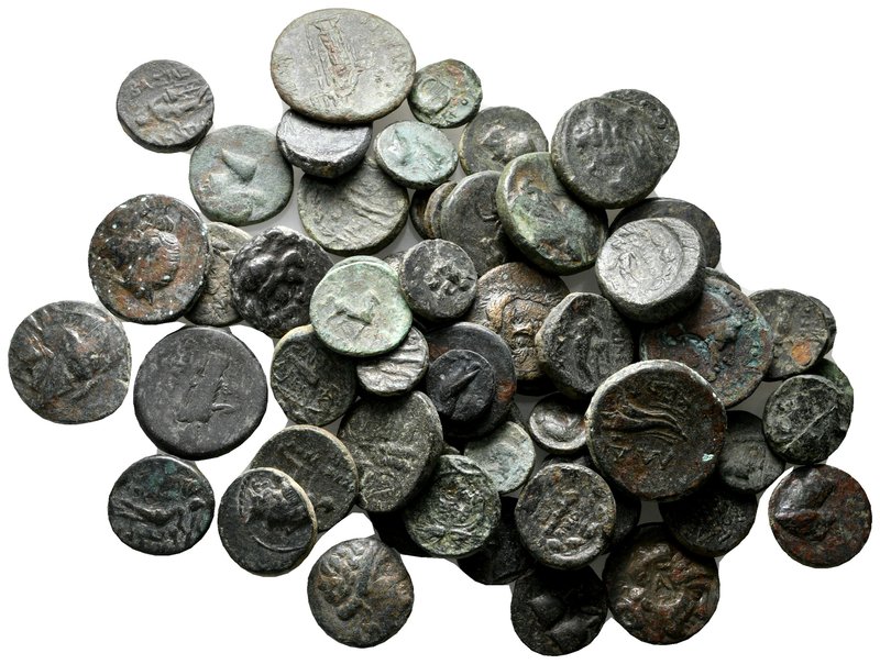 Lot of ca.61 Greek Bronze Coins / SOLD AS SEEN, NO RETURN!

nearly very fine