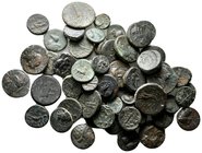 Lot of ca.61 Greek Bronze Coins / SOLD AS SEEN, NO RETURN!nearly very fine