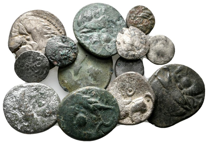Lot of ca.13 Greek Bronze&Silver Coins / SOLD AS SEEN, NO RETURN!

nearly very...